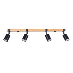 FAGER 4-light ceiling light black