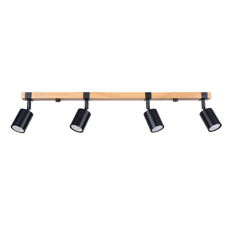 FAGER 4-light ceiling light black