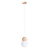 PEKKA 1 pendant lamp white/natural wood