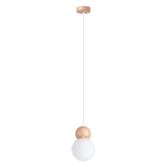 PEKKA 1 pendant lamp white/natural wood