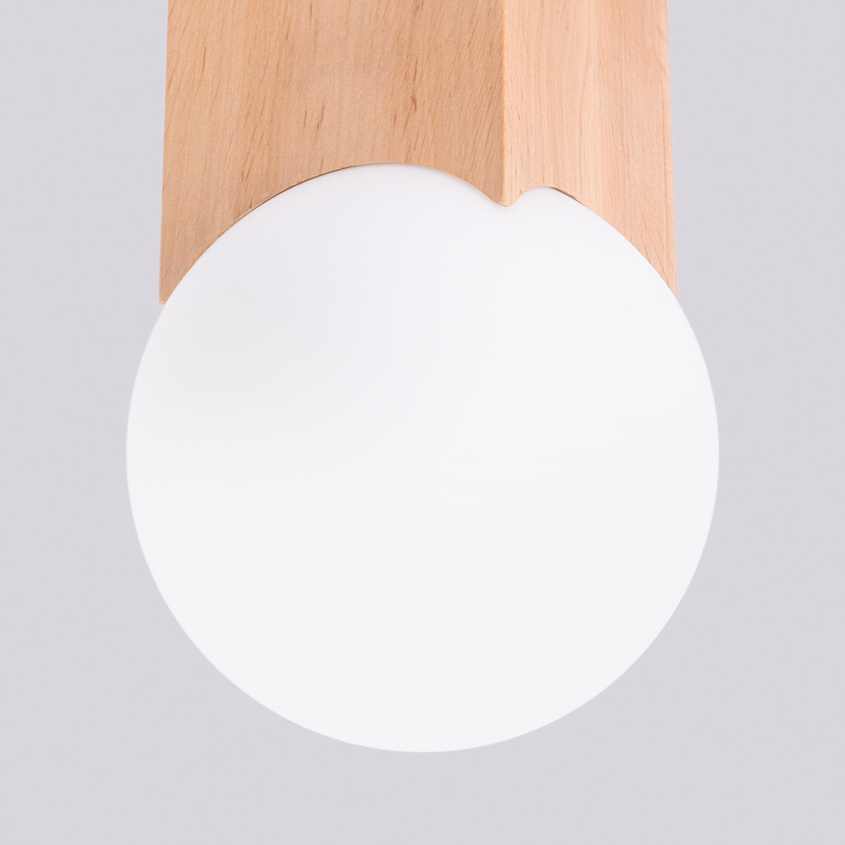 Plafonnier SOLIS bois naturel