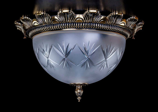 Brass chandelier L390
