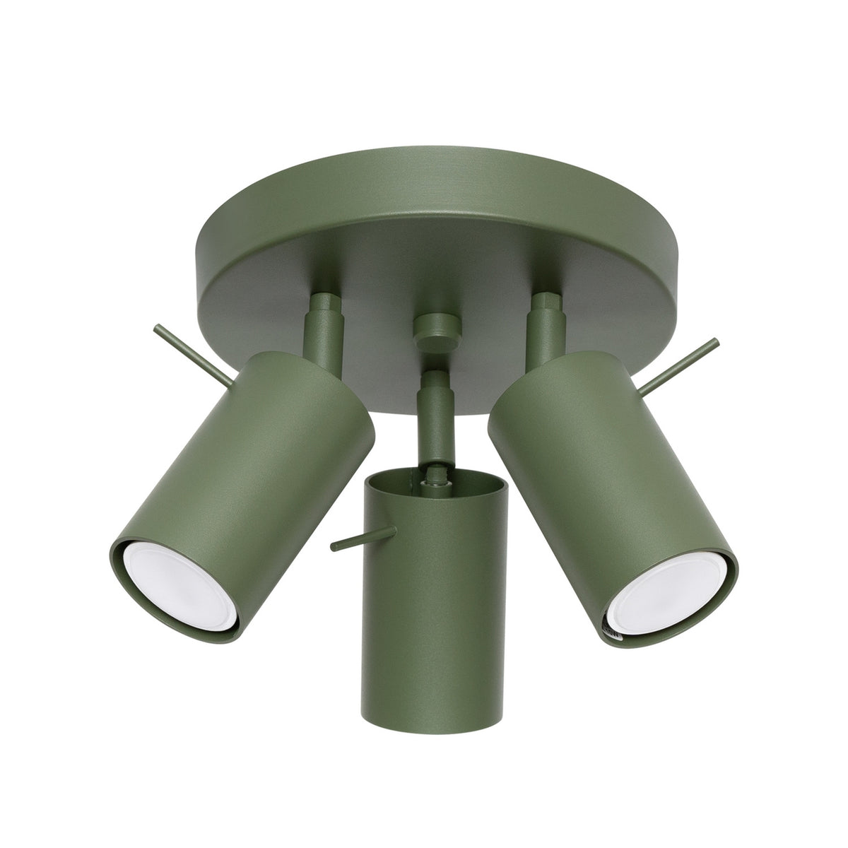 Plafonnier RING 3P Ø 19,5 cm Vert olive