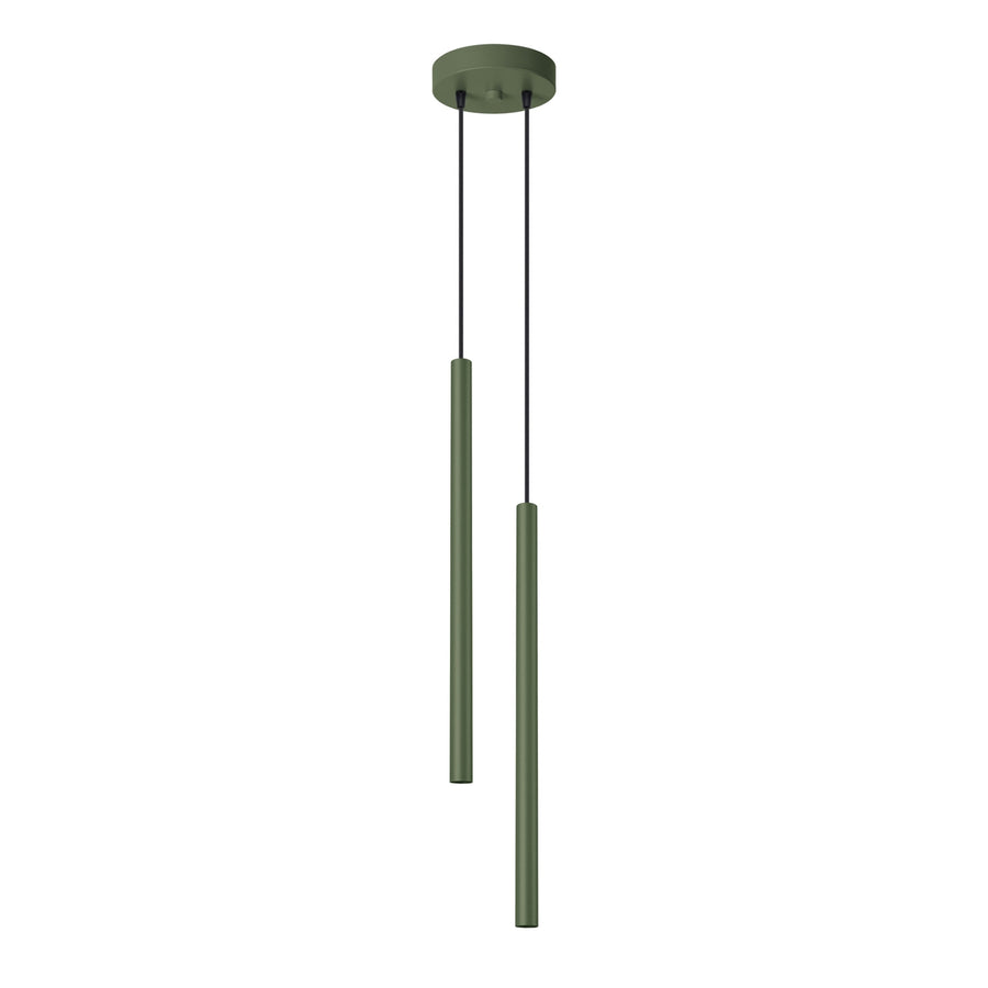 Lampe suspendue PASTELO 2 Vert olive