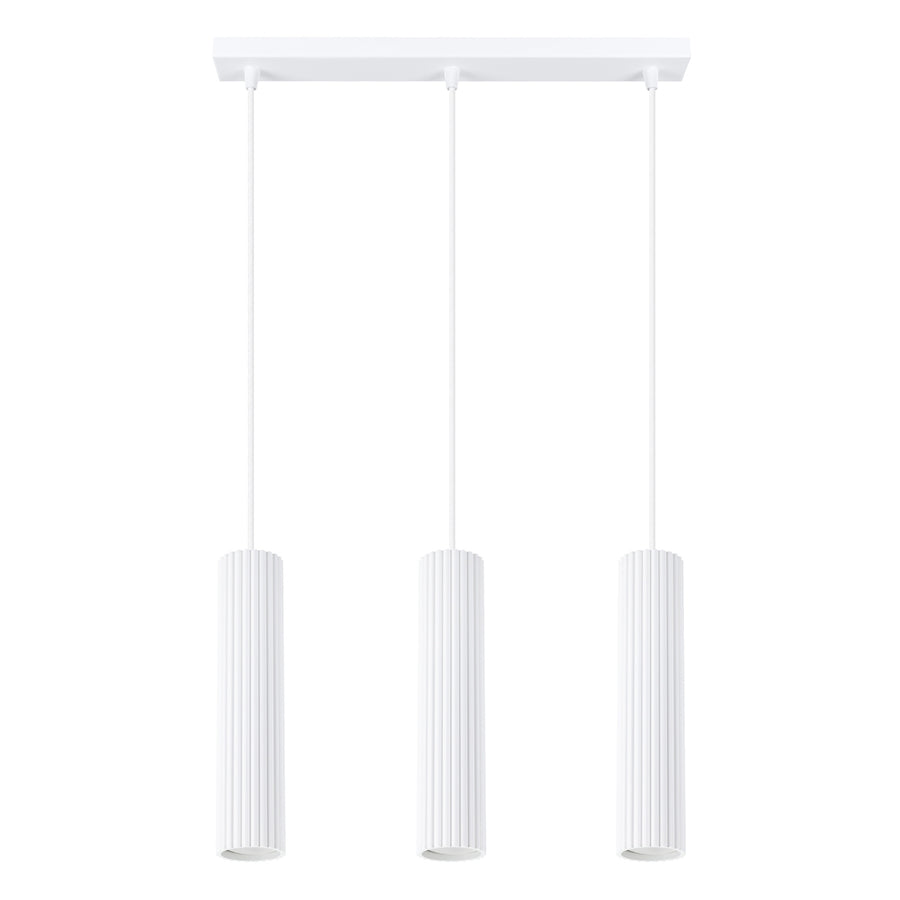 Lampe suspendue KARBON 3L Blanc