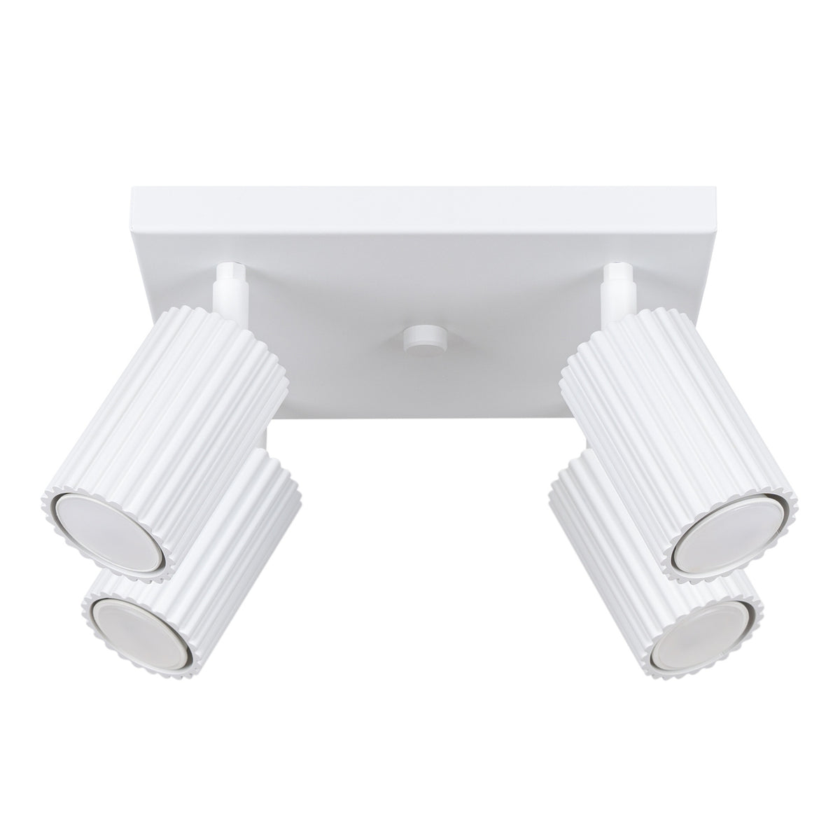 Plafonnier KARBON 4 4 feux Blanc