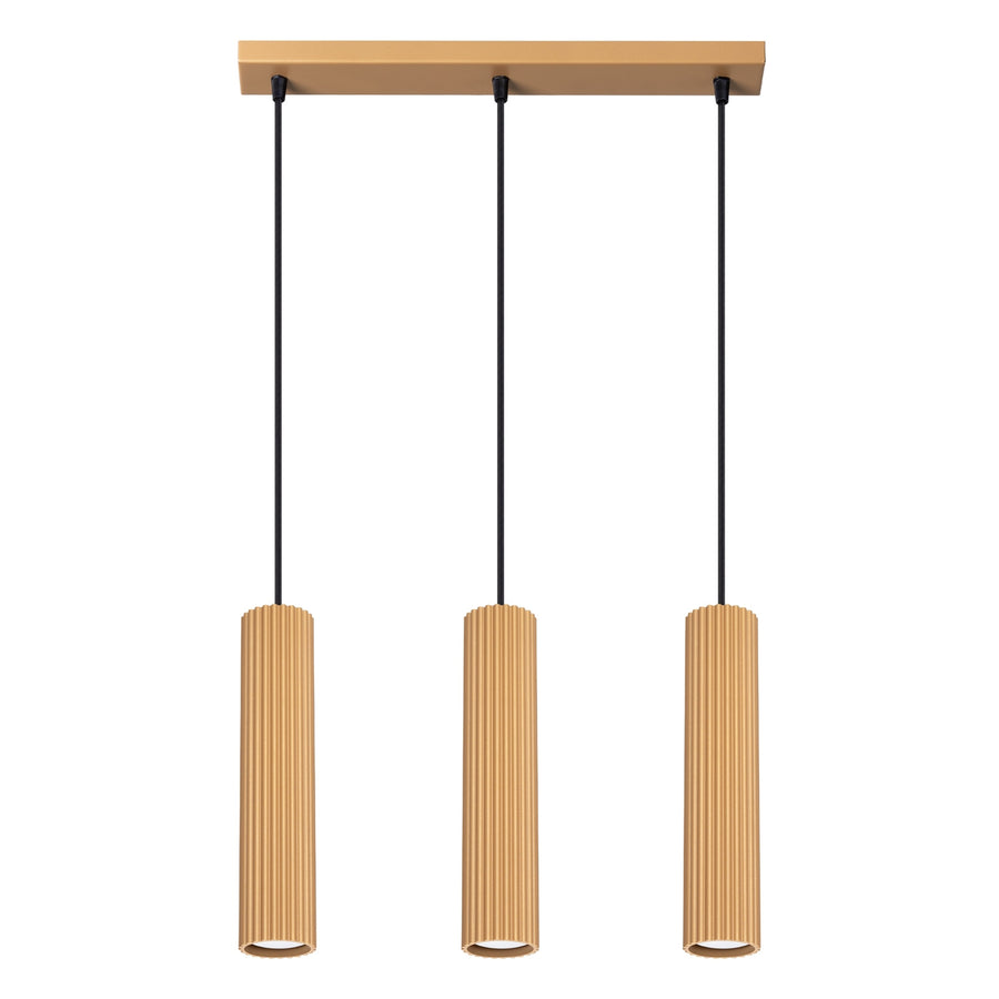 Lampe suspendue KARBON 3L Doré