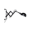 Applique murale Aston en métal, noir, hauteur 30 cm