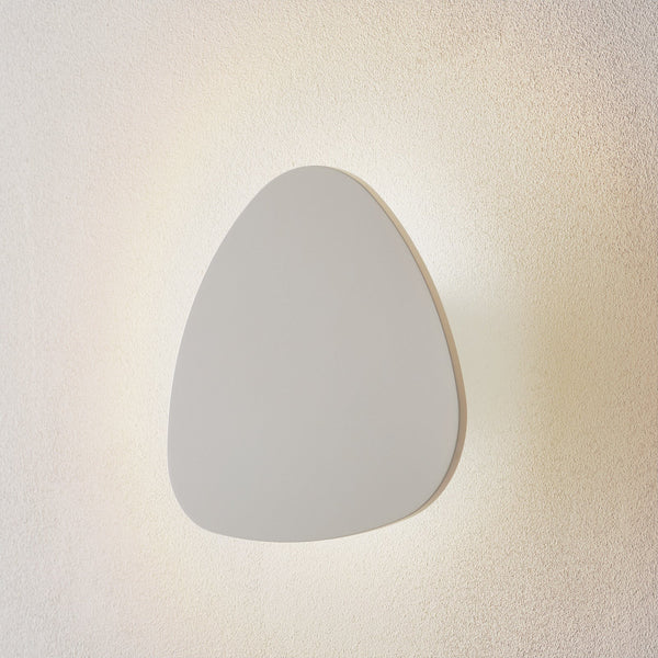 Applique murale LED Tria 02 en aluminium, blanc, hauteur 19 cm