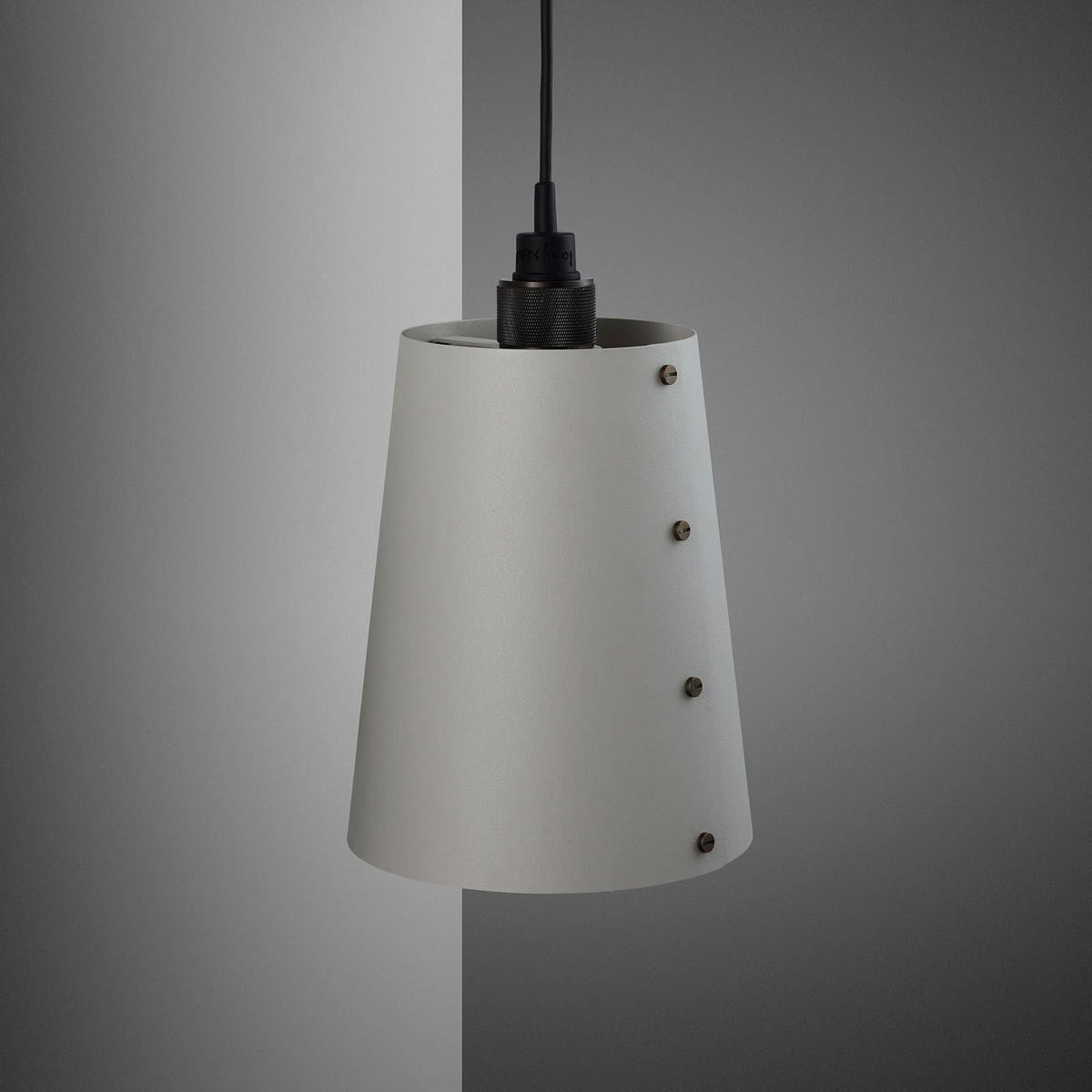Applique murale Hooked Wall en acier, gris clair et bronze, 40 W, modèle 3