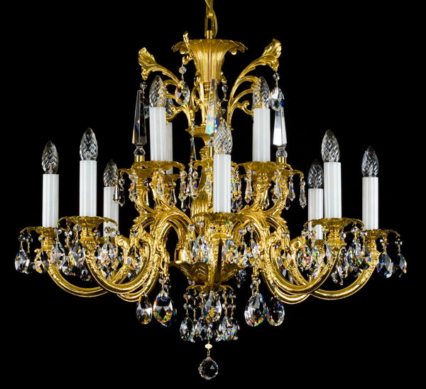 L360CLN brass chandelier