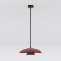 Suspension Babel bordeaux et noire