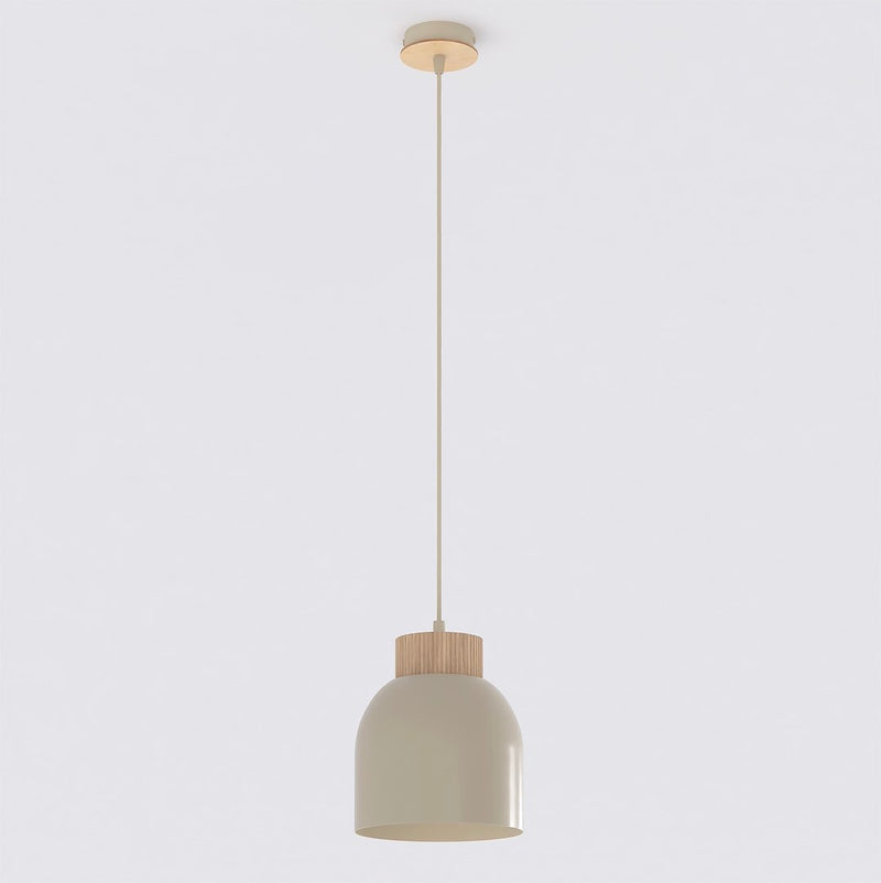 Suspension Vigo beige, bois