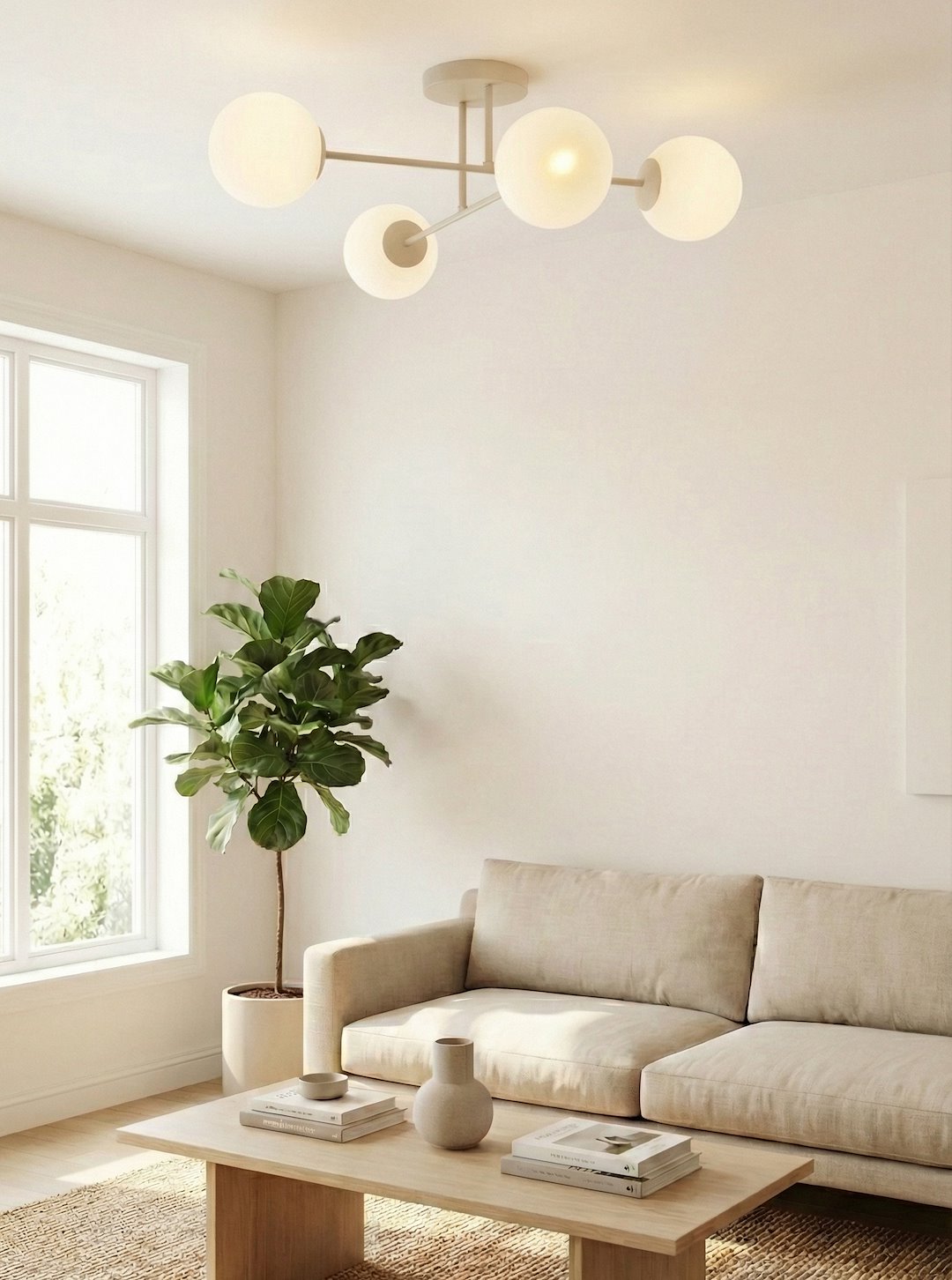 Luminaire plafonnier | Roma Beige
