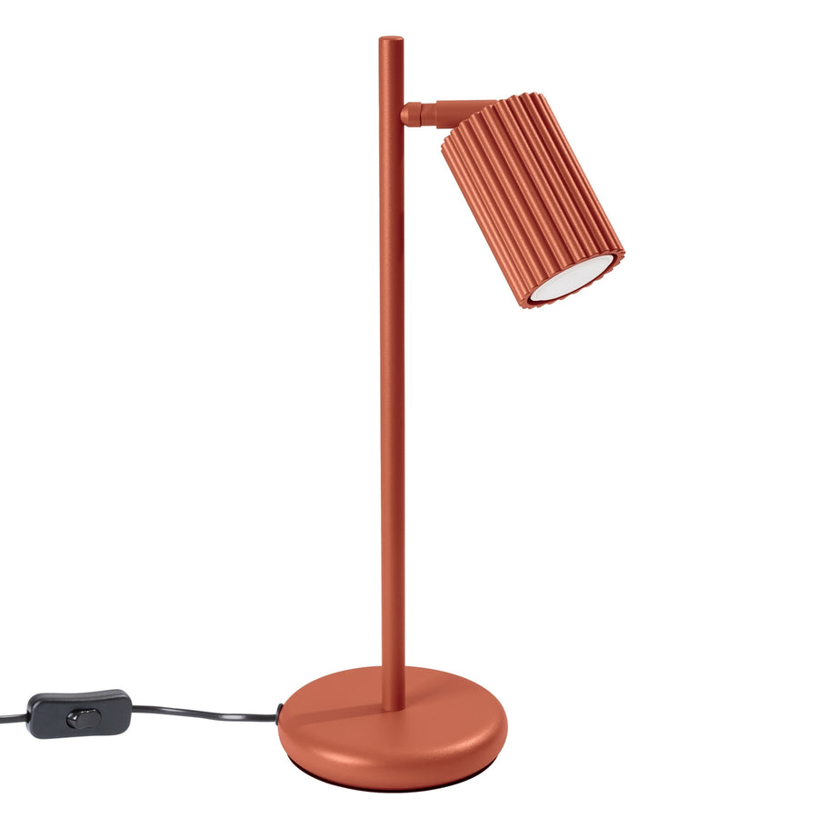 Lampe à poser KARBON Ocre rouge