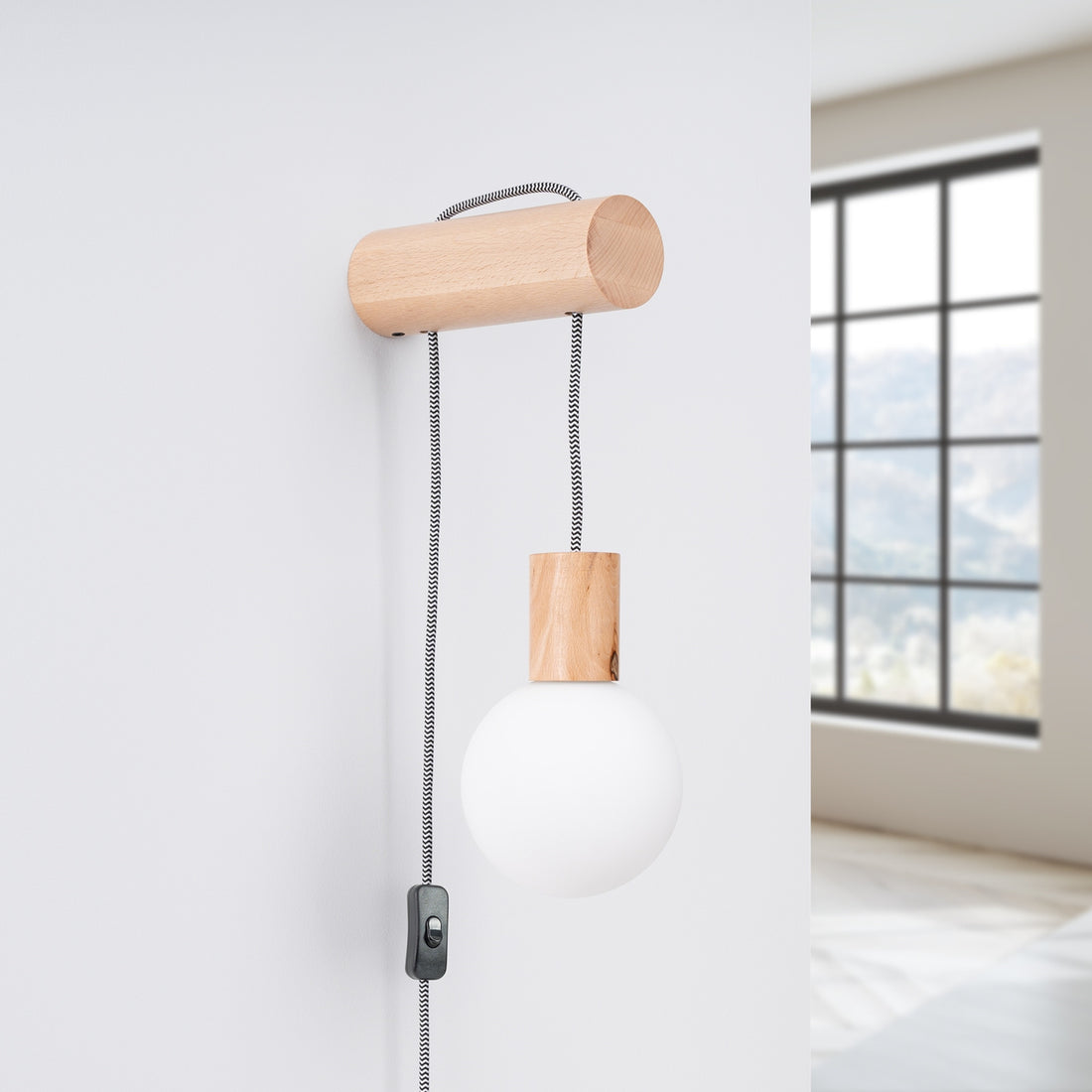 NIBMI G9 wall lamp with switch