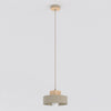 Suspension Kivi beige, bois, H 20 cm