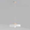 Suspension Kivi blanche, bois, H 35 cm