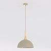 Suspension Nautica beige, bois, H 30 cm