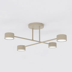 Plafonnier Halo 4 lumières beige