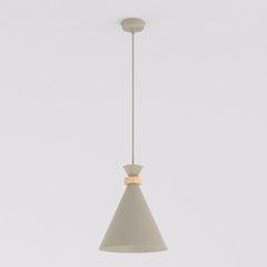 Suspension Zero beige, bois