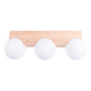 BULBO 3 natural wood ceiling light