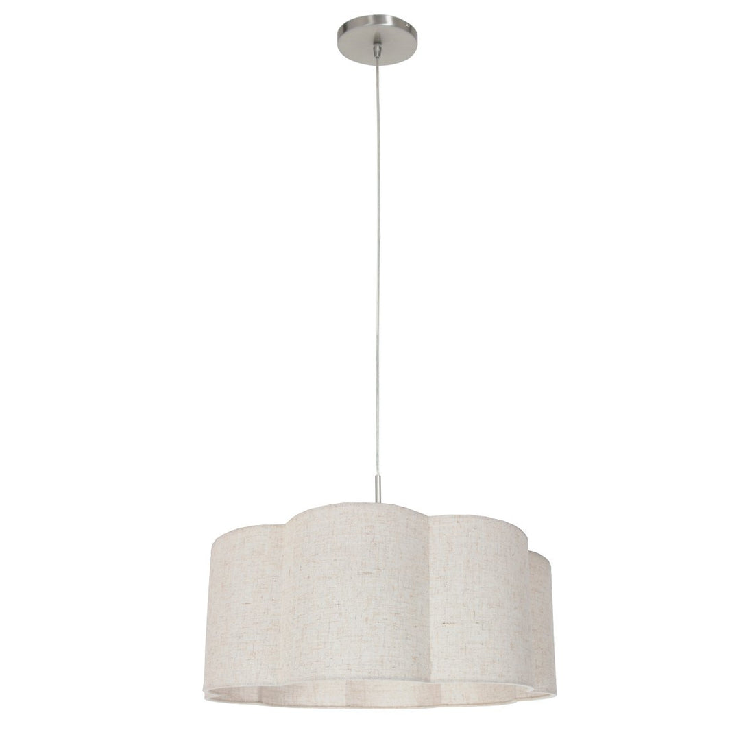 Suspension luminaire | FloraWave Argenté Ø50 cm