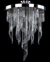 L435CLN spiral crystal pendant light