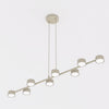 Suspension Megara 8 lumières beige