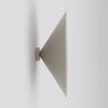 Applique murale Mono beige, verre ambré, H 50 cm
