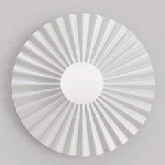 Applique murale Umbra blanche, verre blanc, P 35 cm
