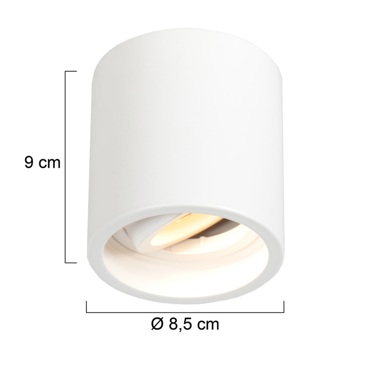 Pélite 1731W White Recessed Spotlight