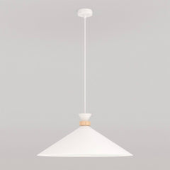 Suspension Olivo blanche, H 50 cm