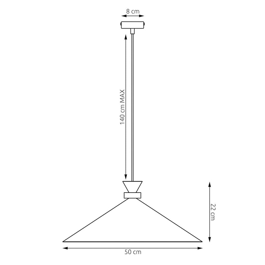 Suspension Olivo bordeaux