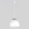 Suspension Geo blanche et beige