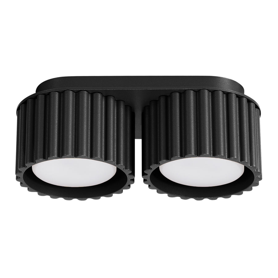 Plafonnier AURA 2 GX53 Noir