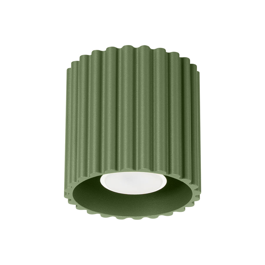 Plafonnier AURA 1 GU10 Vert olive