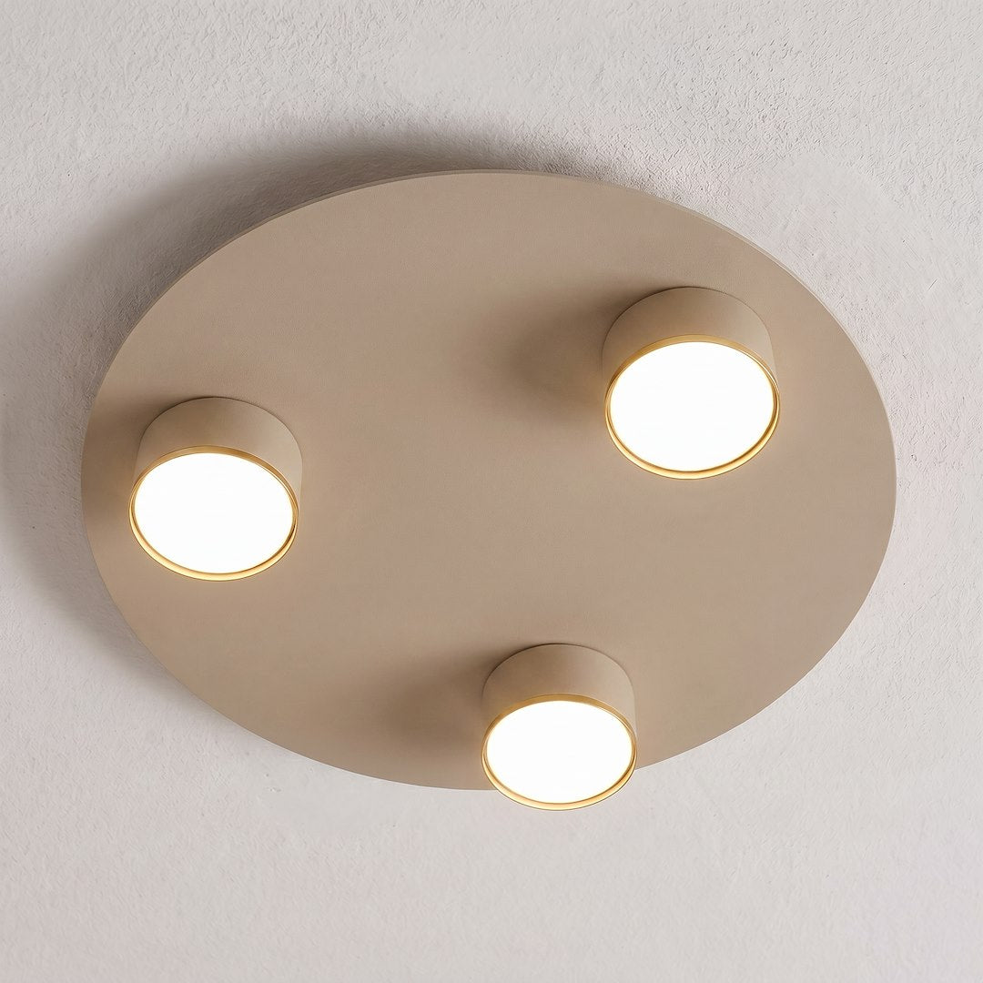 Plafonnier Bolx 3 lumières beige