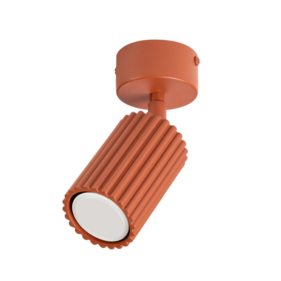 Plafonnier KARBON 1 Ocre rouge