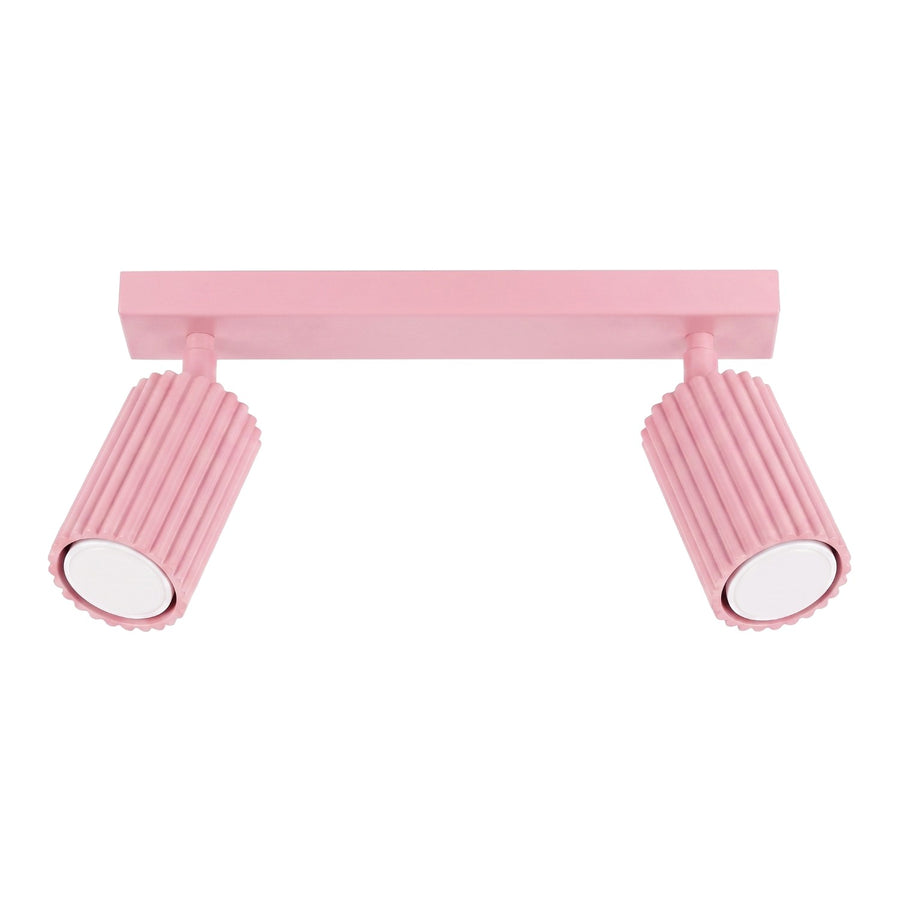 Plafonnier KARBON 2 1 feu Rose