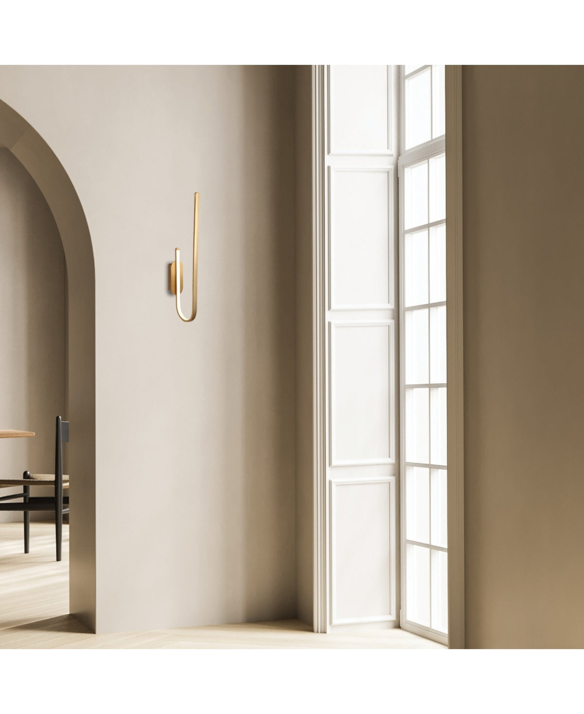 Applique ZAMBELIS 21W Dimmable DESIGN Or Mat 1935