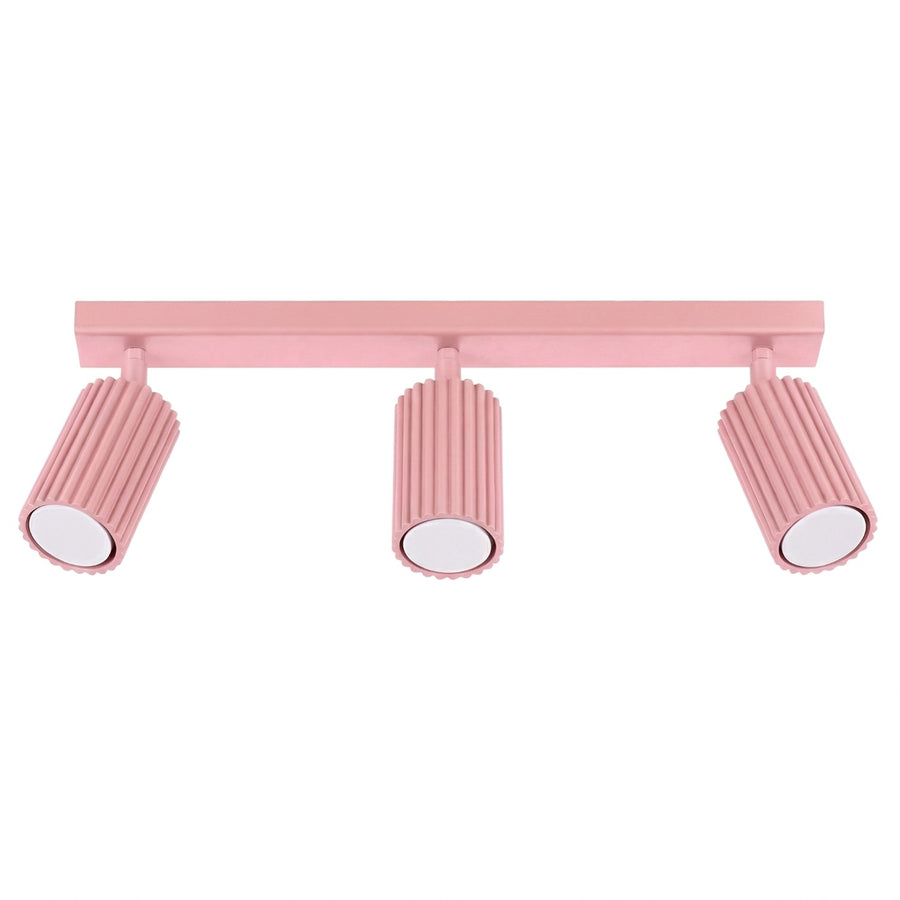 Plafonnier KARBON 3L Rose