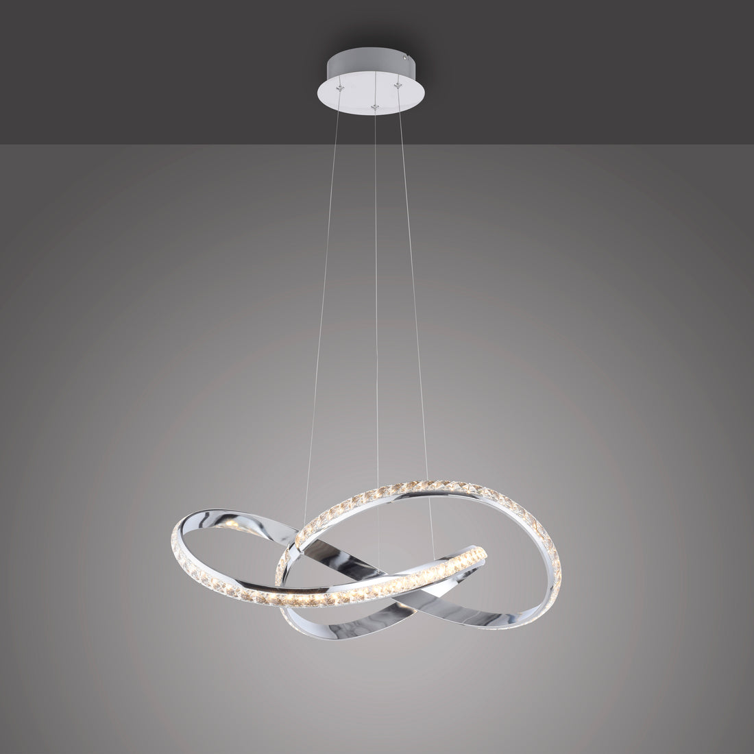 Suspension luminaire | Tanja Chromée