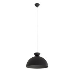 Lunaro 1-light black pendant light