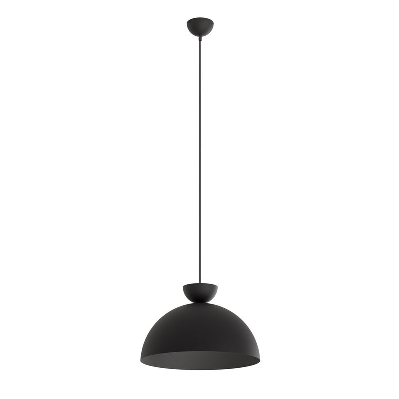 Lunaro 1-light black pendant light