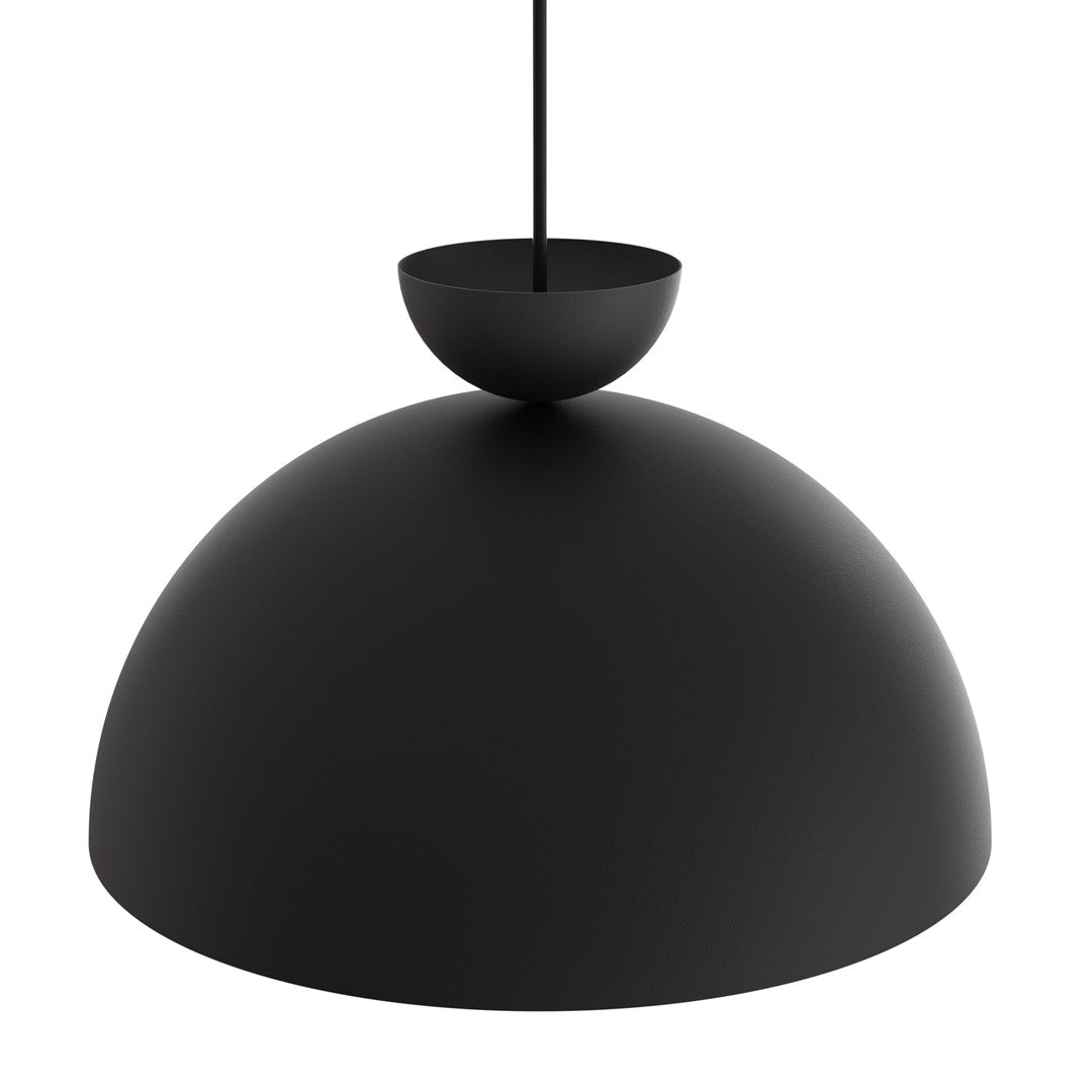 Lunaro 1-light black pendant light