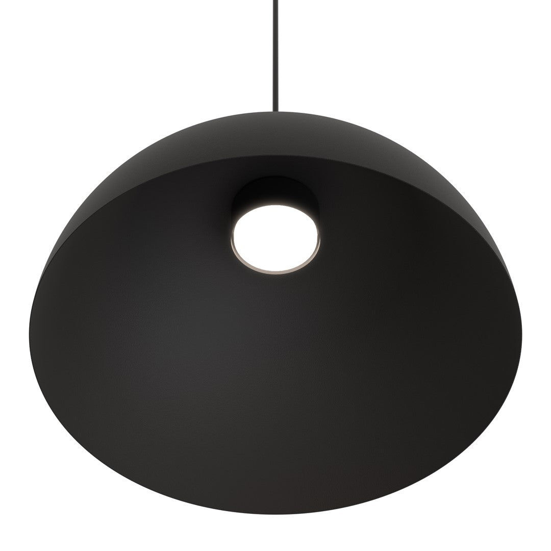 Lunaro 1-light black pendant light