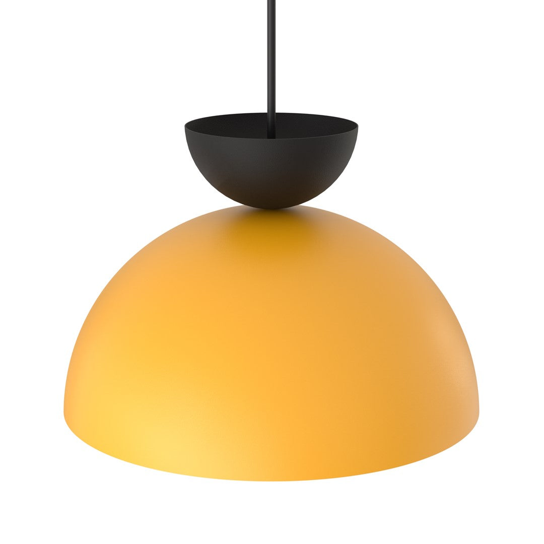 Black and orange Lunaro pendant light