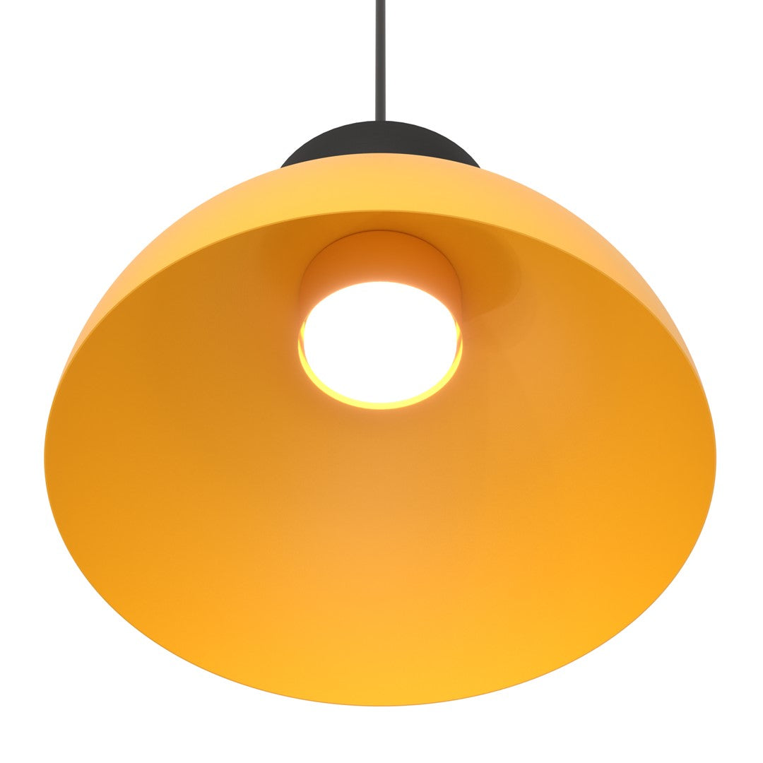 Black and orange Lunaro pendant light