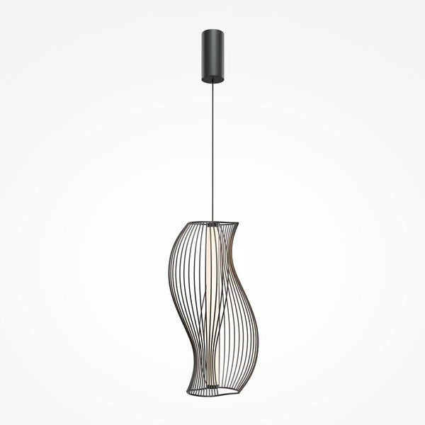 Shadows of the past Black pendant light
